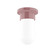 Gambler One Light Flush Mount in Mauve (518|FME04020)