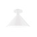 Chase One Light Flush Mount in White (518|FMDX46644)