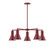 Flare LED Chandelier in Bronze Matte (518|CHC43657L10)