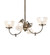 Revival Four Light Chandelier in Antique Brass (57|279290)