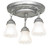 Victorian Three Light Semi-Flushmount in Light Sandstone (57|277482)