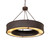 Loxley Eight Light Chandelier in Copper Metallic/Black Cherry (57|263084)