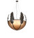 Feather LED Pendant in Statuary Bronze Metallic (57|256600)
