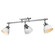 Duncan Three Light Semi-Flush Mount in Chrome (62|36023SFCHWHT)