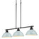 Duncan Three Light Linear Pendant in Matte Black (62|36023LPBLKSF)