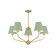 Xavier Five Light Chandelier in Vibrant Gold (60|XAVB9315VGGR)