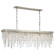 Winfield Six Light Linear Chandelier in Antique Silver (60|WIN217SACLMWP)