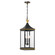 Simpson Three Light Outdoor Pendant in Matte Black + Textured Gold (60|SIM805MKTG)
