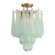 Ollie Four Light Semi Flush Mount in Aged Brass (60|OLL6004AGGRCEILING)