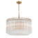 Lofton Seven Light Chandelier in Aged Brass (60|LOF5007AG)