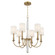 Lloyd Six Light Chandelier in Aged Brass (60|LLO486AG)