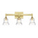 Gregory Three Light Bath in Aged Brass (60|GRG1043AG)