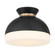 Gidget One Light Flush Mount in Matte Black + Vibrant Gold (60|GID4000MKVG)