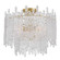 Ackerly Three Light Semi Flush Mount in Aged Brass (60|ACK920AG)