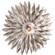 Broche One Light Wall Sconce in Antique Silver (60|500WSA)