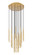 Forest LED Chandelier in Modern Gold (224|919MP2427RMGLDLED)