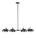 Realm Sphere Eight Light Chandelier in Matte Black (224|75178MB)