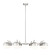 Realm Sphere Eight Light Chandelier in Brushed Nickel (224|75178BN)