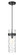 Fontaine One Light Pendant in Matte Black (224|7002P5MB)