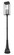 Nova Five Light Outdoor Post Mounted Fixture in Black (224|5018PHXLR564PBK)