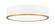 Bradley LED Flush Mount in Matte White + Modern Gold (224|1018F20MWMGLDLED)