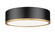 Bradley LED Flush Mount in Matte Black + Modern Gold (224|1018F16MBMGLDLED)