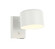 Clinton One Light Wall Sconce in White (423|S16601WH)