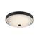 Bella One Light Flush Mount in Matte Black (423|M19312MB)