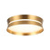 Greyson One Light Flush Mount in Aged Gold Brass (423|M18812AG)