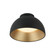 Zenith One Light Flush Mount in Matte Black (423|M17412MB)