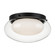 Caspian Three Light Flush Mount in Matte Black (423|M15703MB)