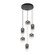 Refrax Six Light Chandelier in Matte Black (423|C37406MBSM)