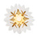 BLOOM One Light Wall Sconce in Oxidized Gold Leaf (33|525621OL)