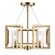 Marco Four Light Semi-Flush Mount in Brushed Champagne Brass (62|6068SFBCB)