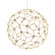 Spheris LED Pendant in Natural Brass (62|546232NBS)