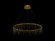 Lucerna LED Chandelier in Stainless Steel Gold (62|546139SSG)