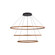 Veritas LED Chandelier in Walnut (62|5460594735WA)