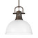 Duncan One Light Pendant in Rubbed Bronze (62|3604LRBZWHT)
