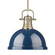 Duncan One Light Pendant in Aged Brass (62|3604LABNVY)