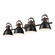 Duncan Four Light Vanity in Rubbed Bronze (62|3602BA4RBZBLK)