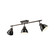 Duncan Three Light Semi-Flush Mount in Rubbed Bronze (62|36023SFRBZBK)