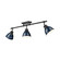 Duncan Three Light Semi-Flush Mount in Matte Black (62|36023SFBLKNVY)