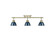 Duncan Three Light Semi-Flush Mount in Aged Brass (62|36023SFABNVY)