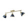 Duncan Three Light Semi-Flush Mount in Aged Brass (62|36023SFABNVY)