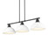 Duncan Three Light Linear Pendant in Matte Black (62|36023LPBLKWHT)