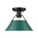 Orwell One Light Flush Mount in Matte Black (62|3306FMBLKGN)