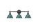 Orwell Three Light Vanity in Matte Black (62|3306BA3BLKGN)