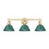 Orwell Three Light Vanity in Brushed Champagne Brass (62|3306BA3BCBGN)