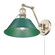 Orwell One Light Swing Arm Wall Sconce in Aged Brass (62|3306A1WABGN)