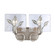 Calla Two Light Vanity in Peruvian Silver (62|3160BA2PSHWG)